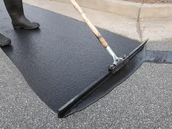 Sealcoating and parking-line repainting